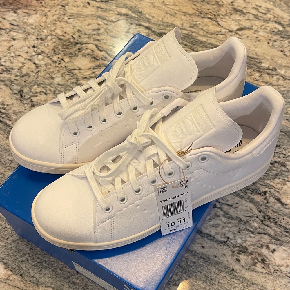 Adidas White Stan Smith Golf Sneakers NWT